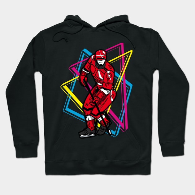 All Hockey Player Hoodie by CineFluxProd